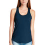 Next Level Womens Gathered Tank Top - Midnight Navy Blue - Closeout