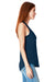Next Level 6338 Womens Gathered Tank Top Navy Blue Side