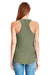 Next Level 6338 Womens Gathered Tank Top Military Green Back