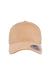Yupoong 6363V Mens Adjustable Hat Khaki Front