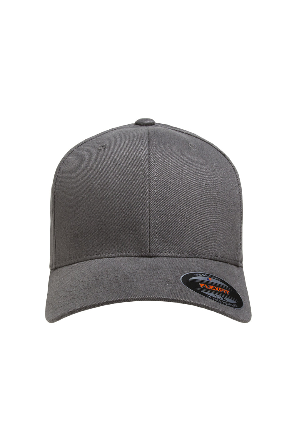 Flexfit 6377 Mens Stretch Fit Hat Grey Front