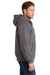 CornerStone CSJ41 Mens Duck Cloth Full Zip Hooded Jacket Metal Grey Side