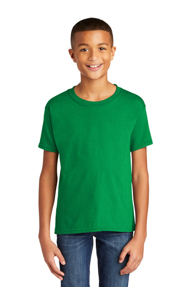 Gildan Youth Softstyle Short Sleeve Crewneck T-Shirt Irish Green Front