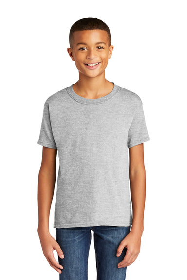 Gildan Youth Softstyle Short Sleeve Crewneck T-Shirt Sport Grey Front