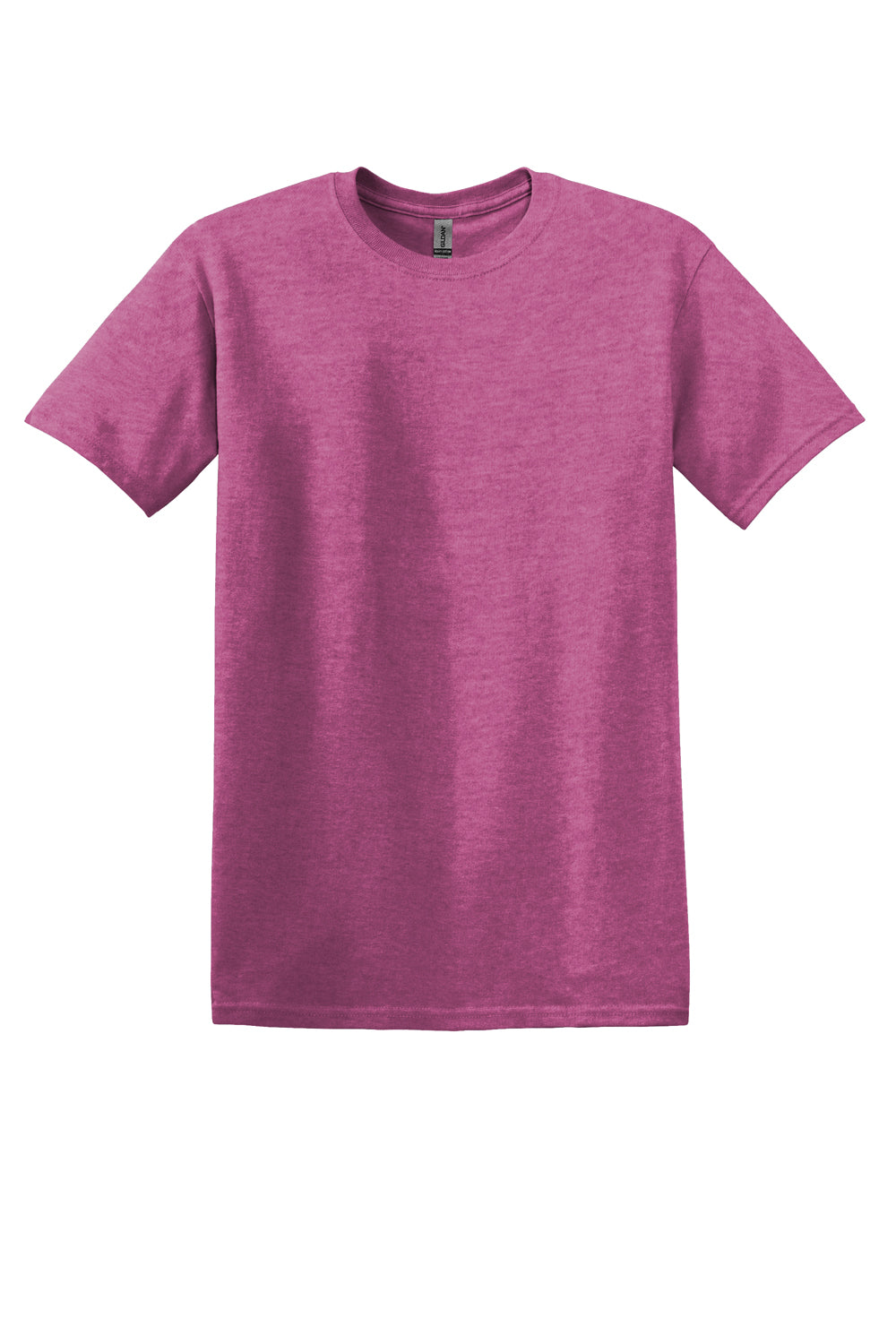 Gildan Mens Softstyle Short Sleeve Crewneck T-Shirt Heather Berry Flat Front