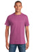Gildan Mens Softstyle Short Sleeve Crewneck T-Shirt Heather Berry Front