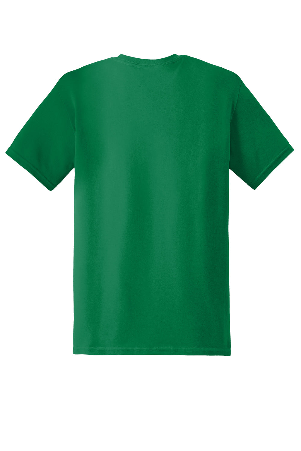 Gildan Mens Softstyle Short Sleeve Crewneck T-Shirt Kelly Green Flat Back