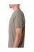 Next Level 6410 Mens Sueded Jersey Short Sleeve Crewneck T-Shirt Warm Grey Side