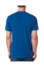 Next Level 6410 Mens Sueded Jersey Short Sleeve Crewneck T-Shirt Cool Blue Back