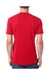 Next Level 6410 Mens Sueded Jersey Short Sleeve Crewneck T-Shirt Red Back