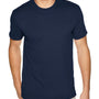 Next Level Mens Sueded Jersey Short Sleeve Crewneck T-Shirt - Midnight Navy Blue