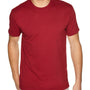Next Level Mens Sueded Jersey Short Sleeve Crewneck T-Shirt - Cardinal Red