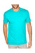 Next Level 6410 Mens Sueded Jersey Short Sleeve Crewneck T-Shirt Tahiti Blue Front