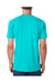 Next Level 6410 Mens Sueded Jersey Short Sleeve Crewneck T-Shirt Tahiti Blue Back