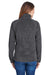 Columbia 6439 Womens Benton Springs Full Zip Fleece Jacket Charcoal Grey Back