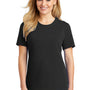 Port & Company Womens Core Short Sleeve Crewneck T-Shirt - Jet Black