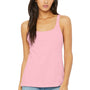 Bella + Canvas Womens Relaxed Jersey Tank Top - Pink - Closeout