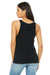 Bella + Canvas 6488 Womens Relaxed Jersey Tank Top Black Back