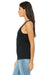 Bella + Canvas 6488 Womens Relaxed Jersey Tank Top Black Side