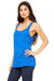 Bella + Canvas 6488 Womens Relaxed Jersey Tank Top Royal Blue Side
