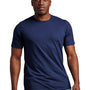 Russell Athletic Mens Dri-Power Moisture Wicking Performance Short Sleeve Crewneck T-Shirt - Navy Blue