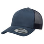 Yupoong Mens Adjustable Trucker Hat - Navy Blue
