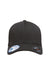 Flexfit 6597 Mens Cool & Dry Moisture Wicking Stretch Fit Hat Black Front