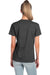 Next Level 6600 Womens Relaxed CVC Short Sleeve Crewneck T-Shirt Charcoal Grey Back