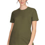 Next Level Womens Relaxed CVC Short Sleeve Crewneck T-Shirt - Military Green - NEW