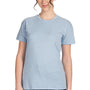 Next Level Womens Relaxed CVC Short Sleeve Crewneck T-Shirt - Heather Columbia Blue - NEW