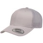 Yupoong Mens Adjustable Trucker Hat - Silver Grey