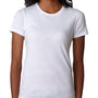 Next Level Womens CVC Jersey Short Sleeve Crewneck T-Shirt - White