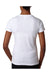 Next Level 6610 Womens CVC Jersey Short Sleeve Crewneck T-Shirt White Back