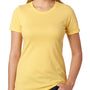 Next Level Womens CVC Jersey Short Sleeve Crewneck T-Shirt - Banana Cream Yellow