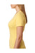 Next Level 6610 Womens CVC Jersey Short Sleeve Crewneck T-Shirt Yellow Side