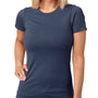 Next Level Womens CVC Jersey Short Sleeve Crewneck T-Shirt - Indigo Blue