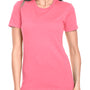 Next Level Womens CVC Jersey Short Sleeve Crewneck T-Shirt - Hot Pink