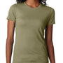 Next Level Womens CVC Jersey Short Sleeve Crewneck T-Shirt - Light Olive Green - Closeout