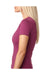 Next Level 6610 Womens CVC Jersey Short Sleeve Crewneck T-Shirt Lush Pink Side