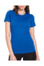 Next Level 6610 Womens CVC Jersey Short Sleeve Crewneck T-Shirt Royal Blue Front