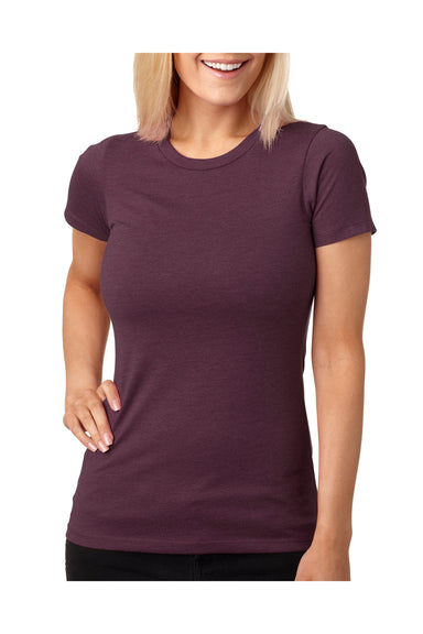 Next Level 6610 Womens CVC Jersey Short Sleeve Crewneck T-Shirt Plum Purple Front