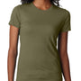 Next Level Womens CVC Jersey Short Sleeve Crewneck T-Shirt - Military Green