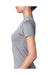 Next Level 6610 Womens CVC Jersey Short Sleeve Crewneck T-Shirt Heather Dark Grey Side