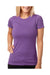 Next Level 6610 Womens CVC Jersey Short Sleeve Crewneck T-Shirt Purple Berry Front