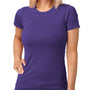 Next Level Womens CVC Jersey Short Sleeve Crewneck T-Shirt - Purple Rush