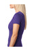 Next Level 6610 Womens CVC Jersey Short Sleeve Crewneck T-Shirt Purple Rush Side