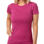 Next Level Womens CVC Jersey Short Sleeve Crewneck T-Shirt - Raspberry Pink - Closeout