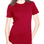 Next Level Womens CVC Jersey Short Sleeve Crewneck T-Shirt - Cardinal Red
