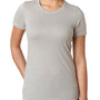 Next Level Womens CVC Jersey Short Sleeve Crewneck T-Shirt - Silk Grey - Closeout
