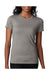 Next Level 6610 Womens CVC Jersey Short Sleeve Crewneck T-Shirt Stone Grey Front